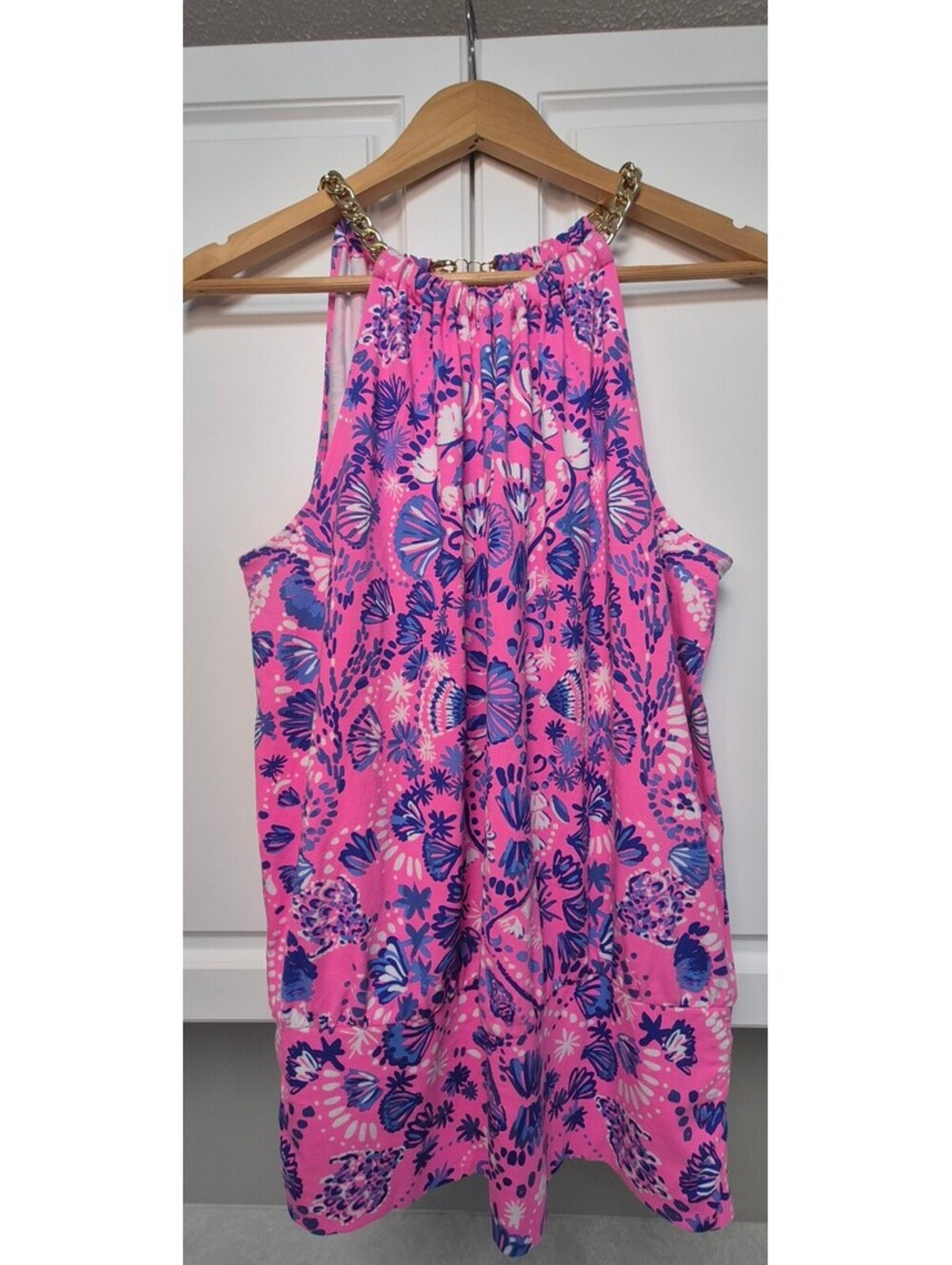 Lilly Pulitzer Bowen Floral Halter Top - Size Medium